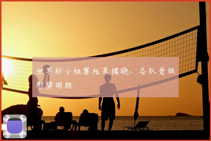 世界杯小组赛结果揭晓,各队晋级形势明朗
